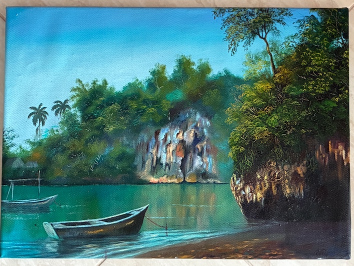 Artwork 17: Embarcaciones en Yumurí by Antonio Rojas Sanchez (1968-)