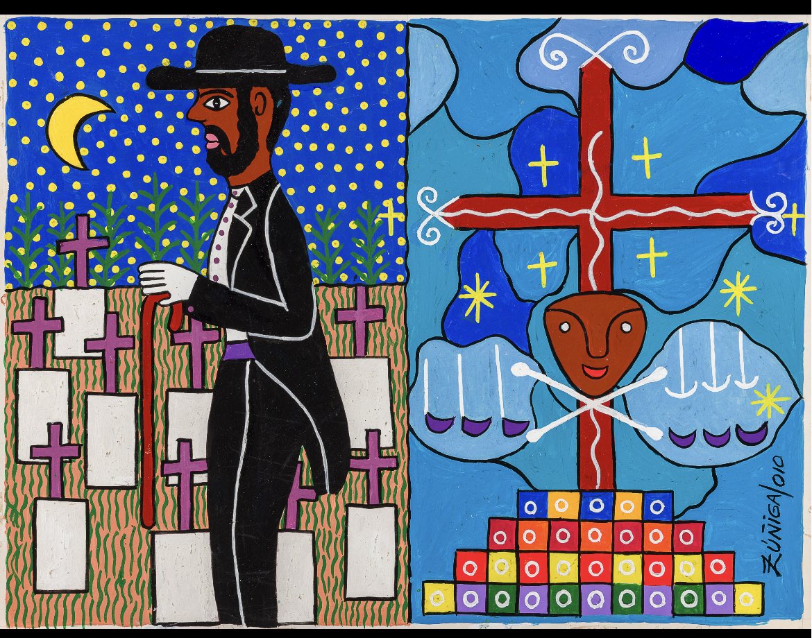 Artwork 2: Cruces y mitos by Lawrence Zúñiga Batista (1940 - 2025)