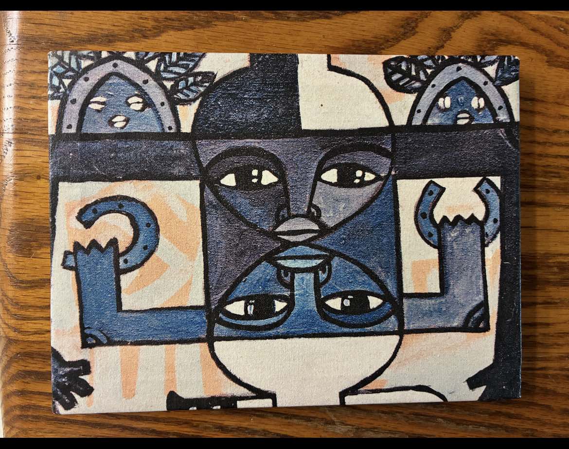 Artwork 29: Protégeme by O'Farril (Afro-Cuban artist, small format (2017)