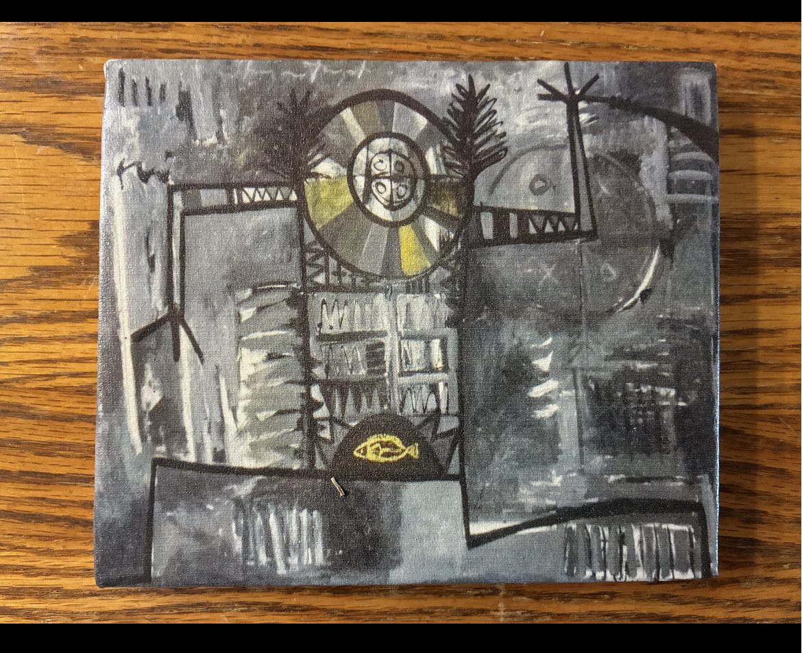 Artwork 30: Un señal por favor by O'Farril (Afro-Cuban artist, small format (2017)