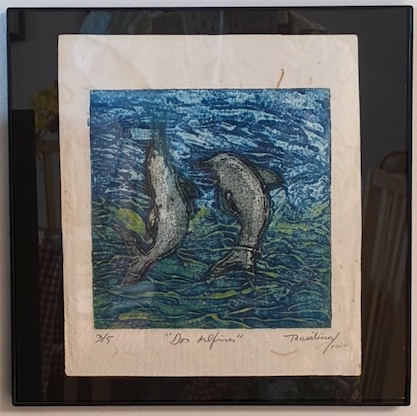 Artwork 31: Dos delfines 3/5 by Unknown (Casa Editora Papiro, Holguin)